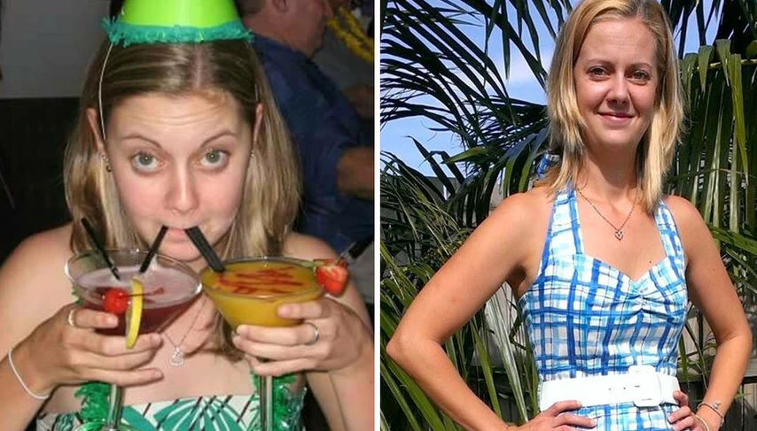 Before and After Images of Samantha Hoult